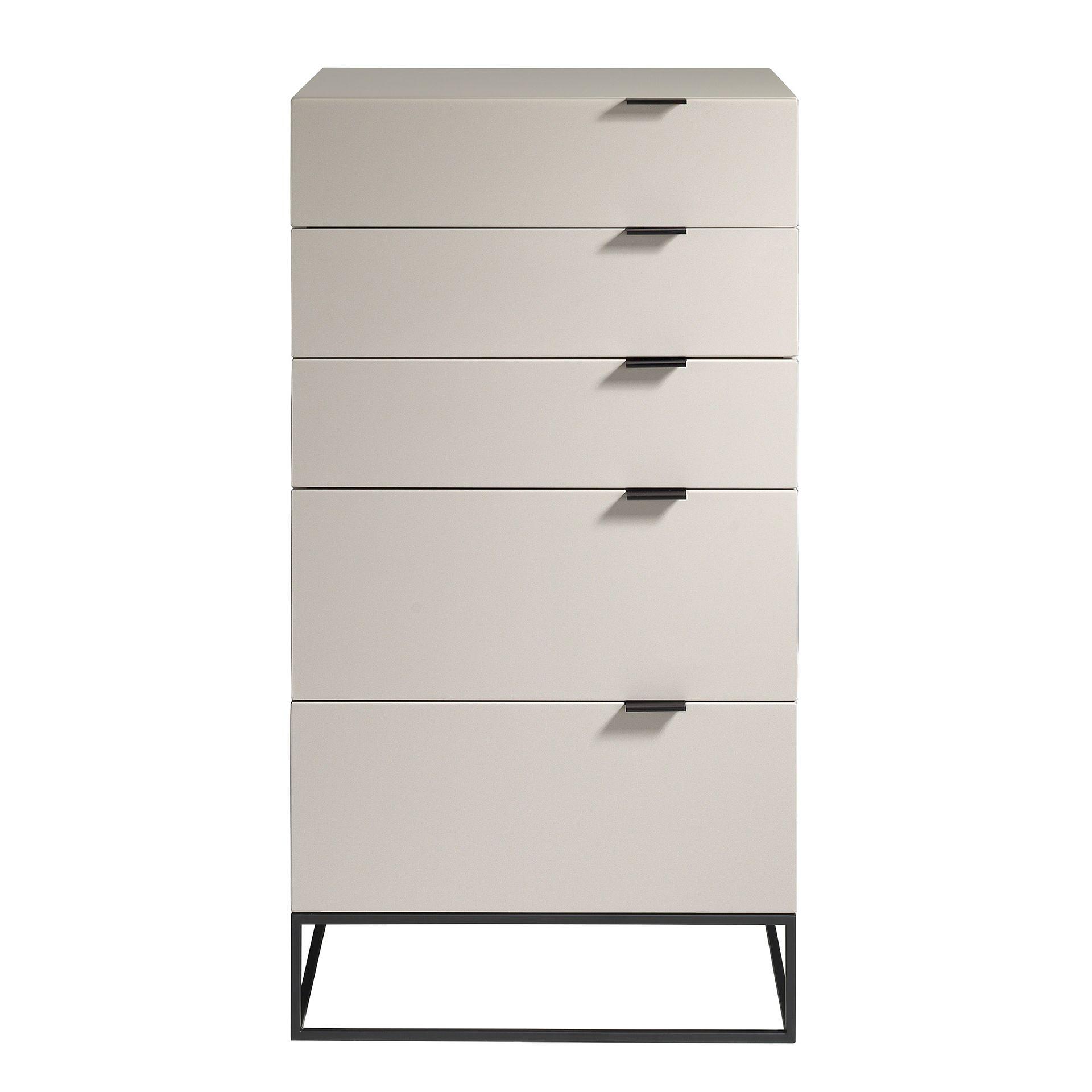7019 Chiffonier Stahl Grau 4