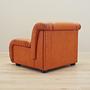 Sessel Leder Orange 1970er Jahre 4