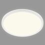 LED Ceiling Light Round Plastic White 1