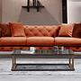 Como 3-seater sofa Orange 0
