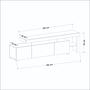 Beliz Lowboard Wood Veneer Travertine 4