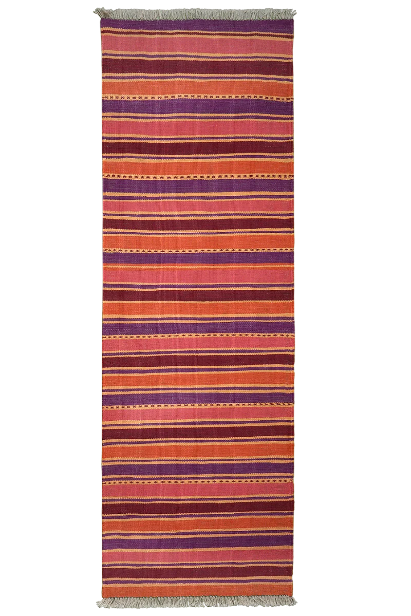 Kilim Gashgai Teppich Mehrfarbig 0