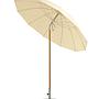 Pagoda Parasol Natural with base plate Ø 240cm 1