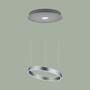 LED-Pendelleuchte Metall Silber 2