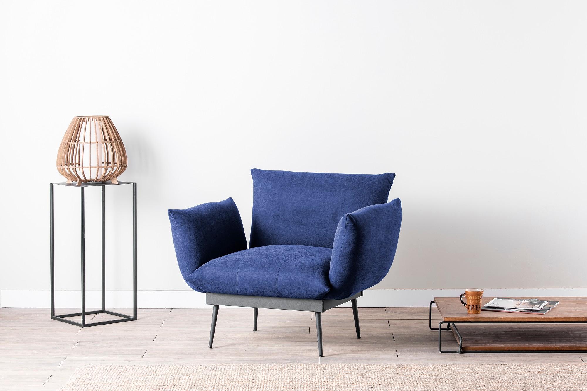 Jax GR125 Solo Armchair Navy Blue 0