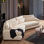 River 4-Sitzer Ecksofa Links Beige 2