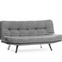 Misa Small Sofa Bed 3-seater Light Grey 5