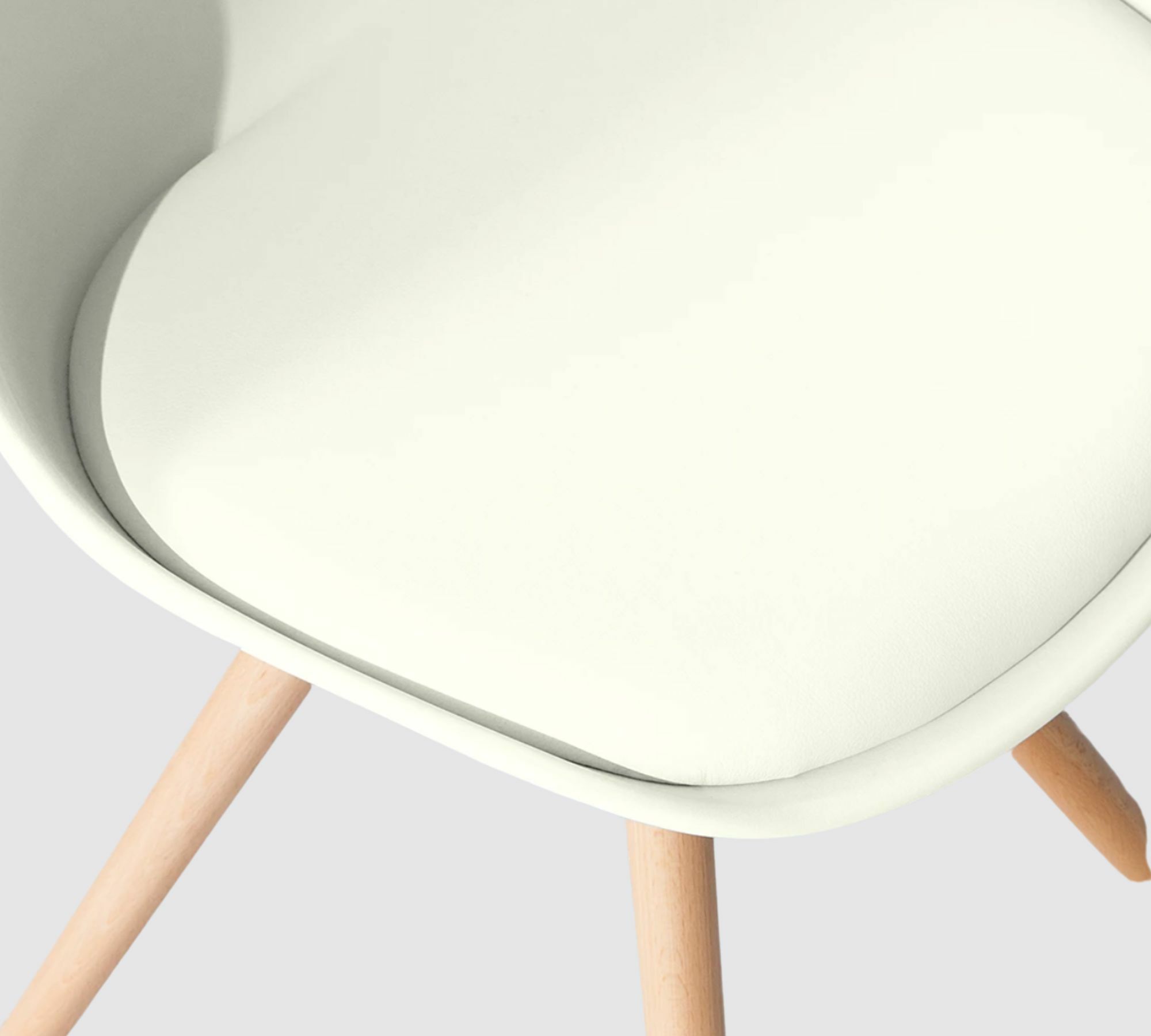 2x Dining chair White 6