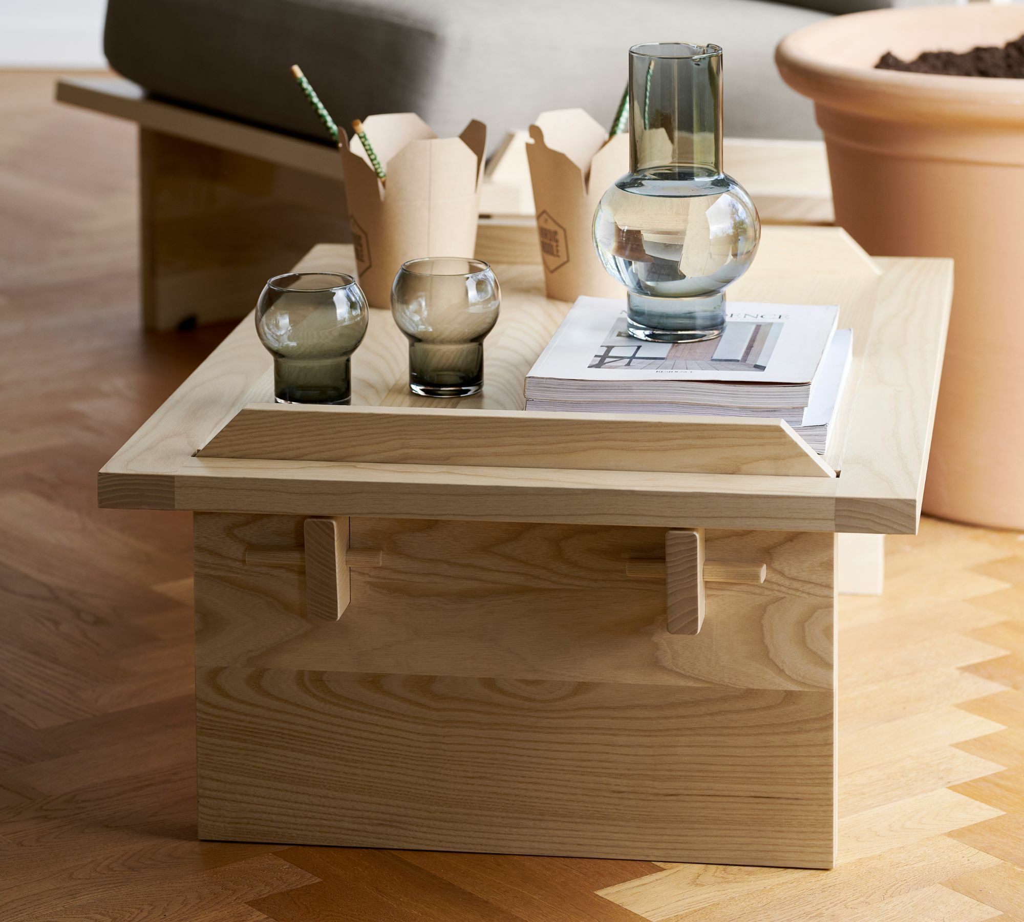 Wilson Hocker / Couchtisch Abnehmbares Kissen Forest Mole 6