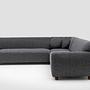 Eddy 2 Ecksofa Dunkelgrau 6