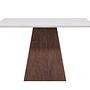 Cael Dining table MDF Mocha Stone look 120×120×75cm 6
