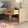 Grande bedside table wood oak 3