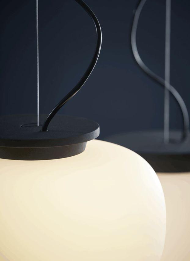 Supernate Pendant Light Ø38 Opal White 2