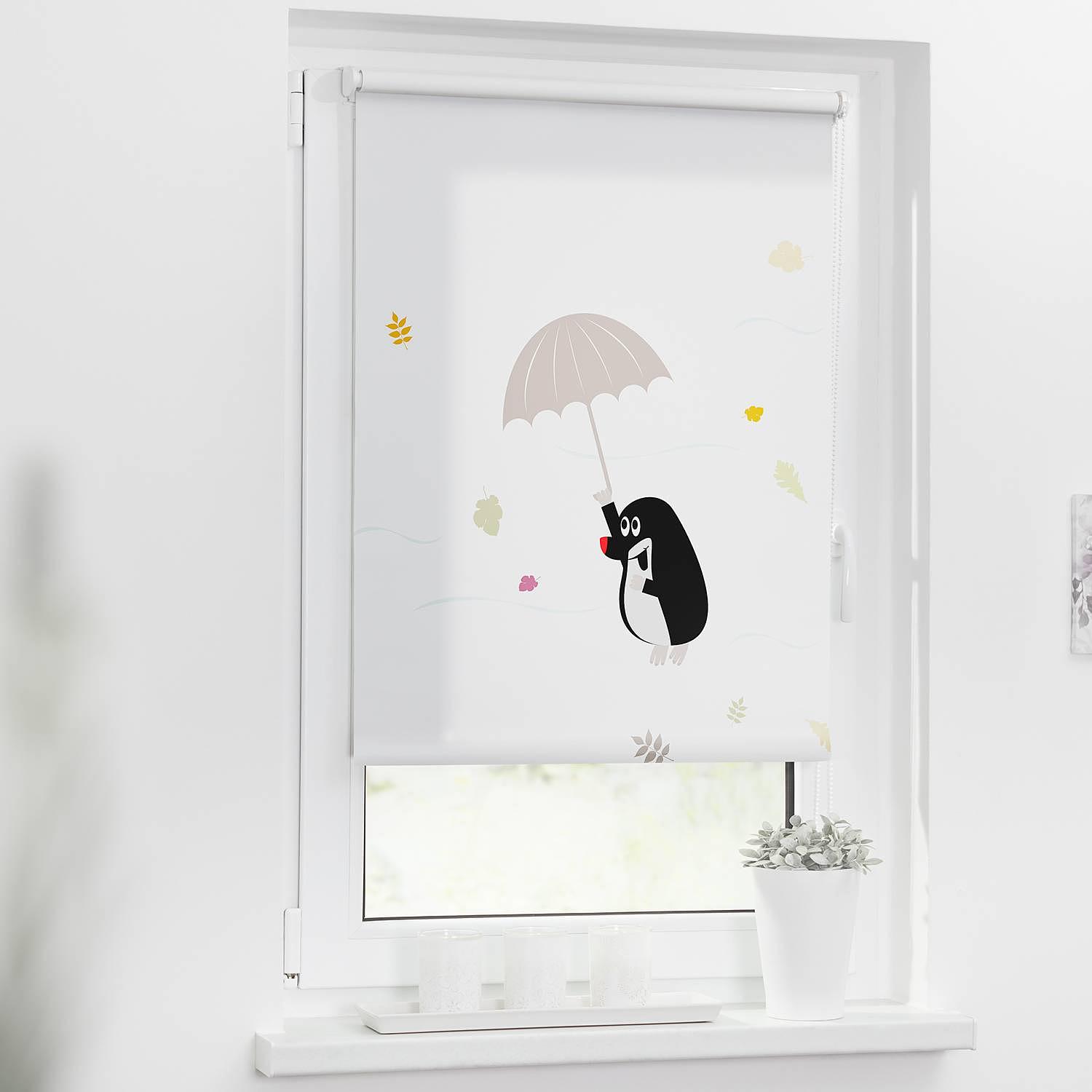 Klemmfix Rollo Maulwurf Polyester Mehrfarbig 45 x 150 cm 2