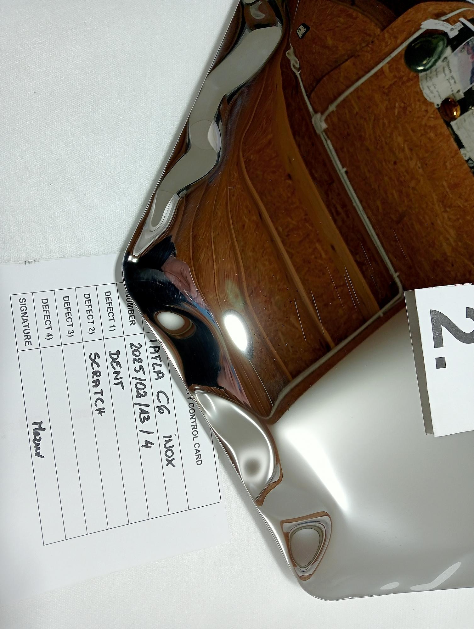 Tafla Spiegel C6 Edelstahl Inox Poliert Silber 4