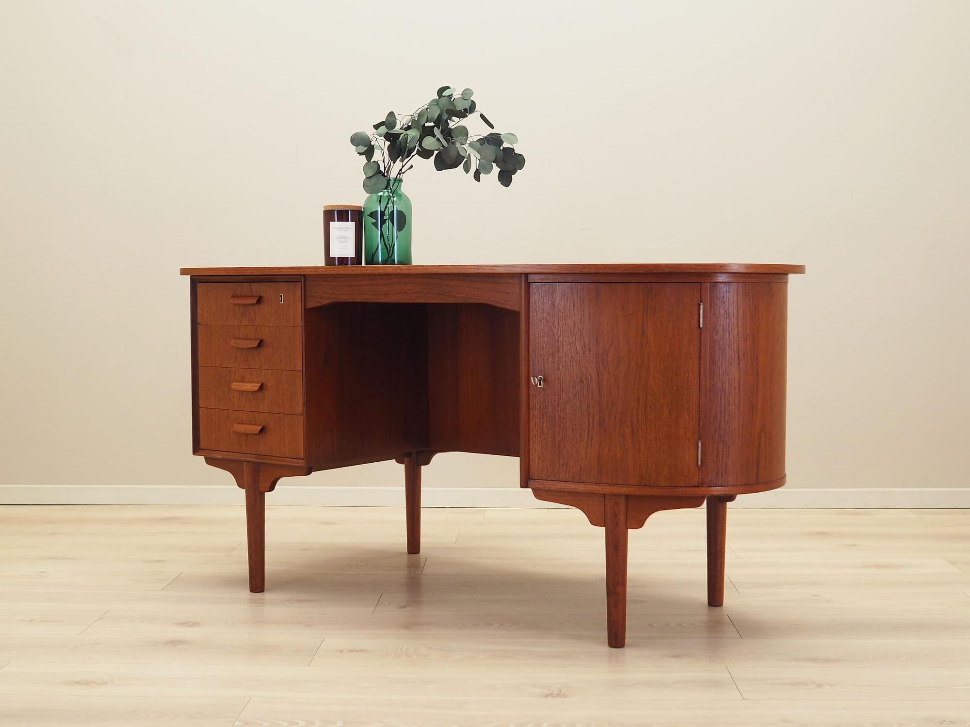 Schreibtisch Teakholz 1970er Jahre 3