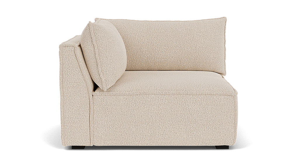 Daphne 1-Sitzer Eckmodul Links Maya Cream 1