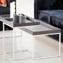 Pizzo Couchtisch Metall Weiß 1