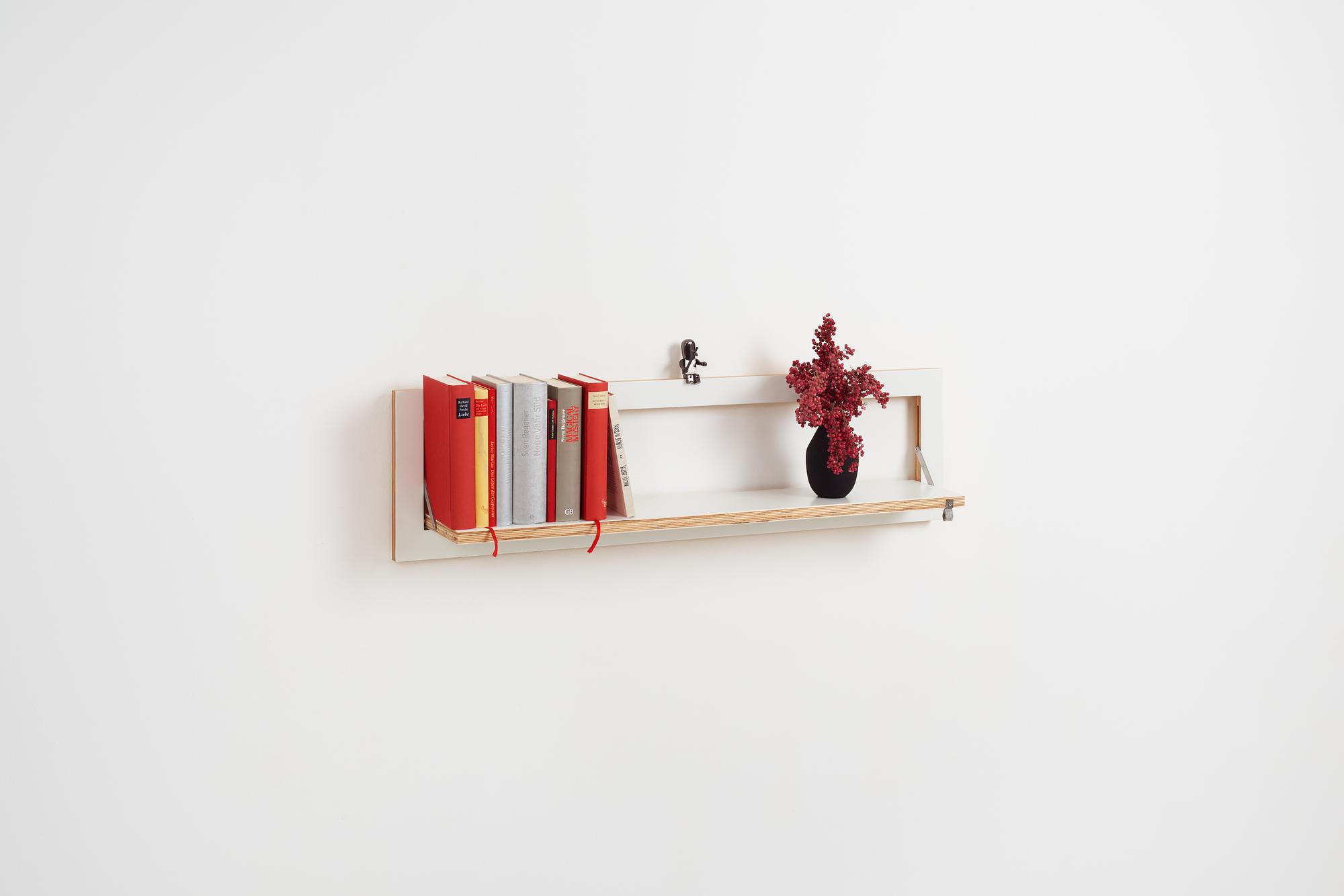 Fläpps Shelf Black 100 x 27cm 4