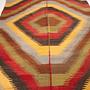 Vintage Kilim Teppich Wolle Mehrfarbig 2
