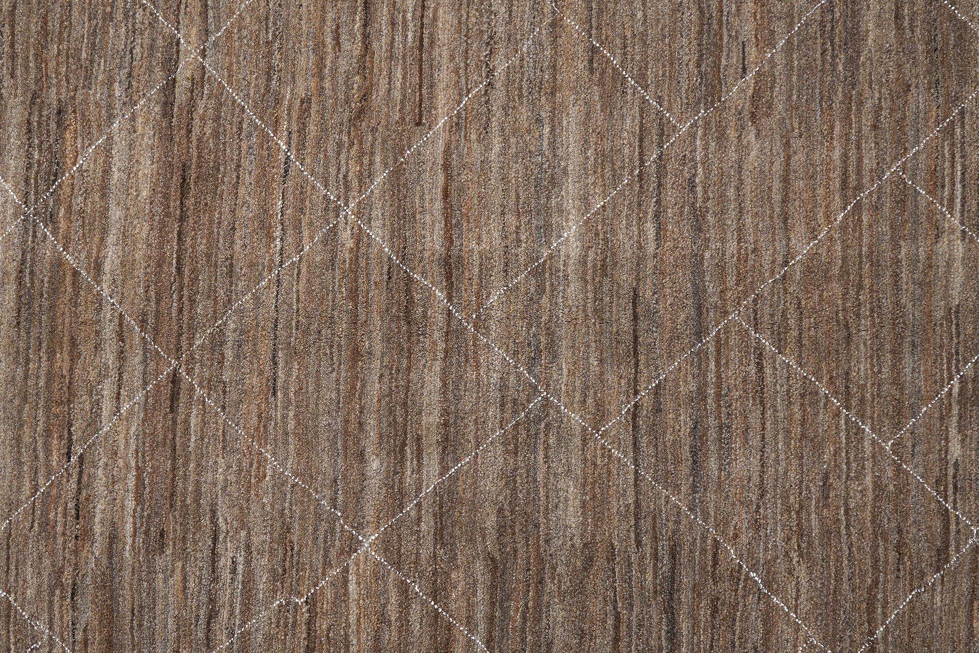 Gabbeh Basi Carpet Wool Brown 4