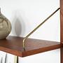 Regalwand Teakholz 1960er Jahre 7