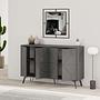 Dune chest of drawers anthracite 123cm x 62.4cm 2