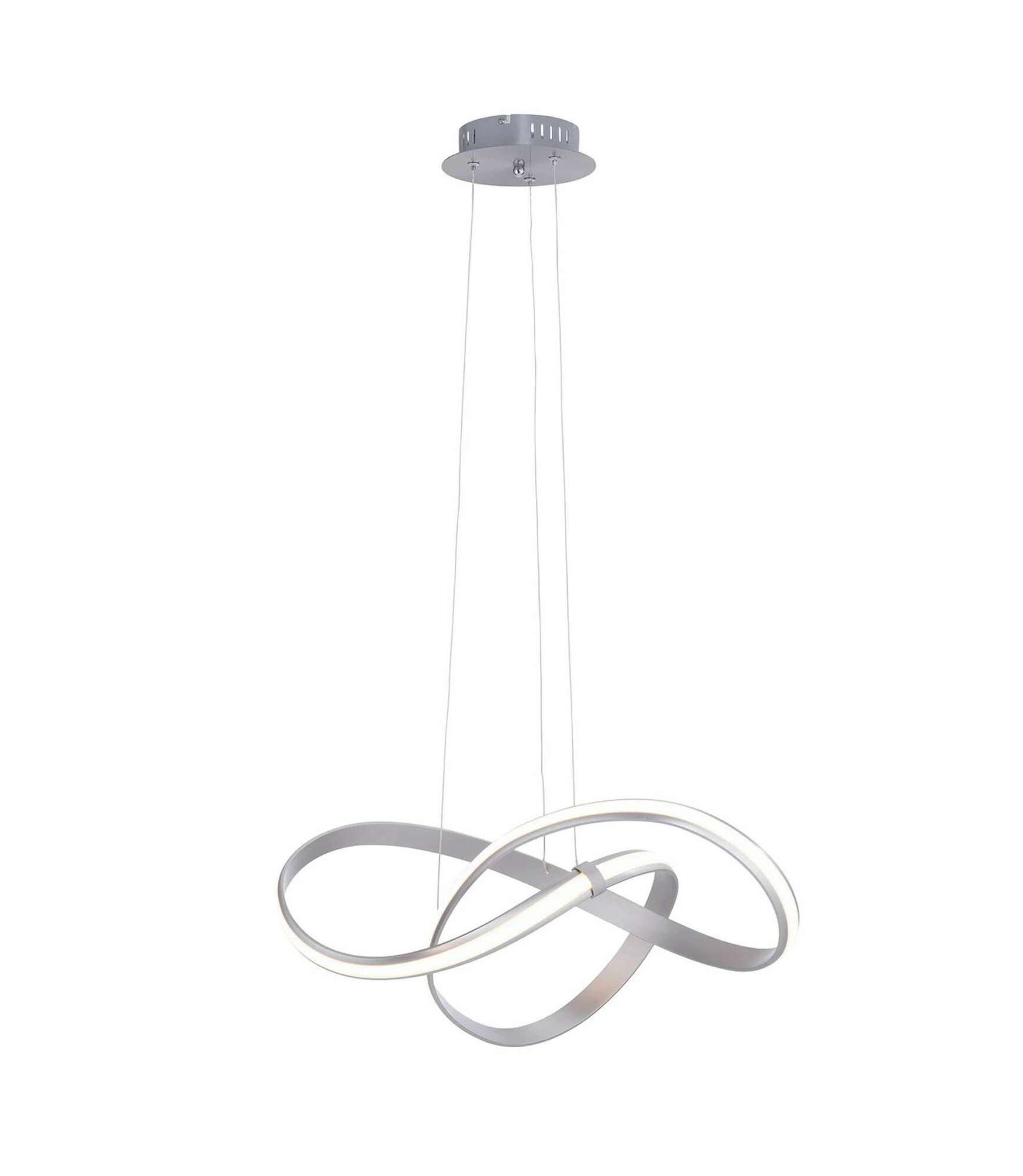 LED pendant lamp Melinda I acrylic glass / aluminum single-flame 3