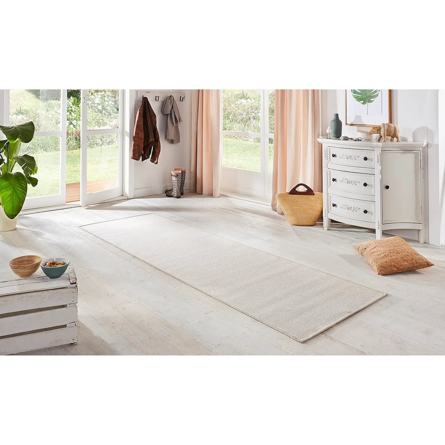 Nature In-/Outdoorteppich Creme 0