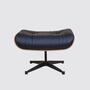 Eames Lounge Chair mit Ottoman Schwarz 7