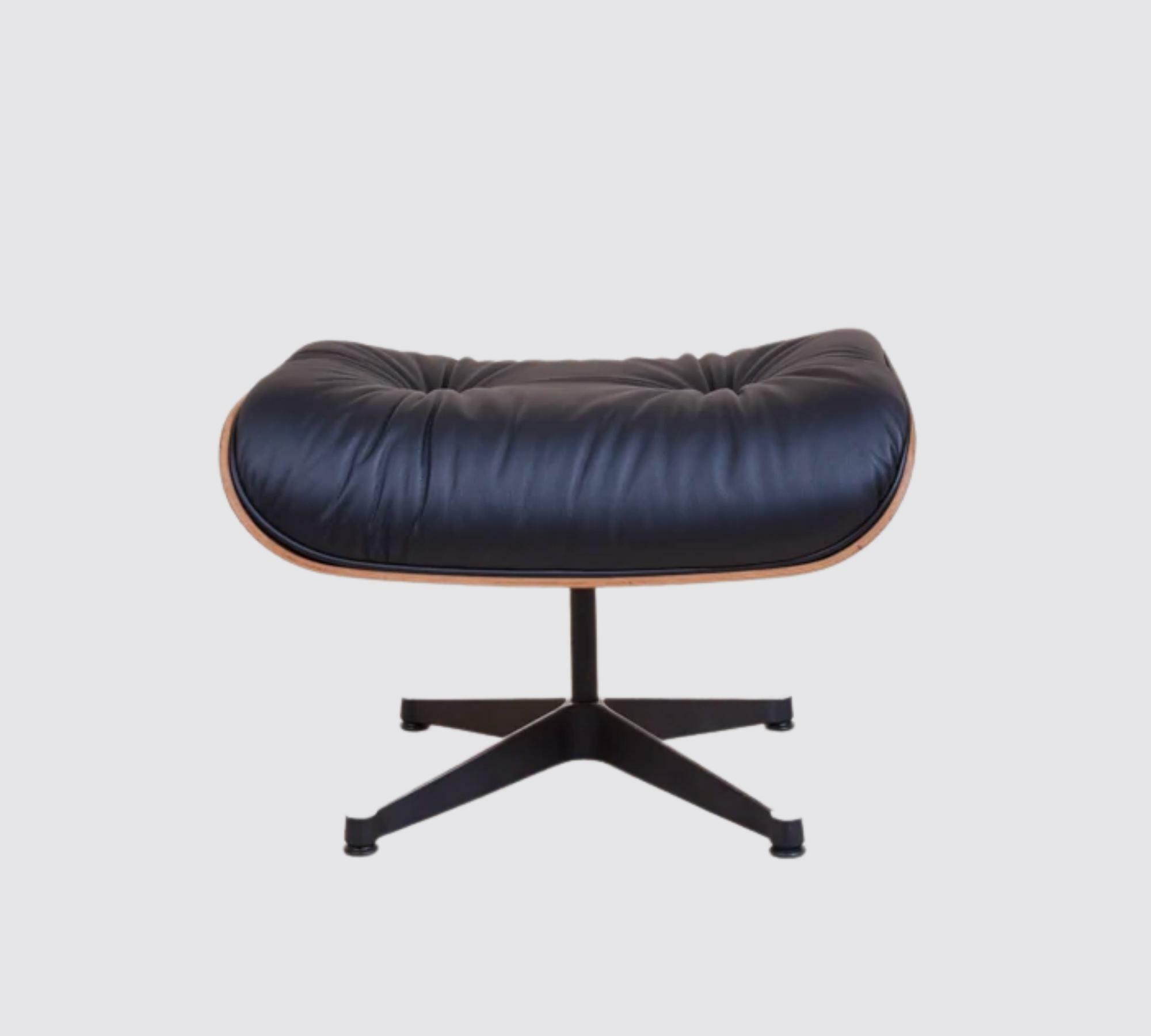 Eames Lounge Chair mit Ottoman Schwarz 7