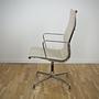 Aluminium Chair EA 112 Drehbar Hopsack Beige 1