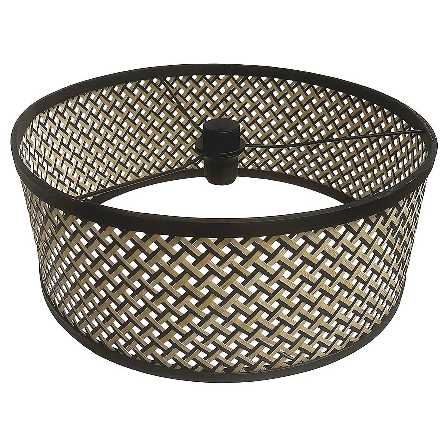 Lampenschirm Typ A Bambus Braun 40 x 20 cm 1