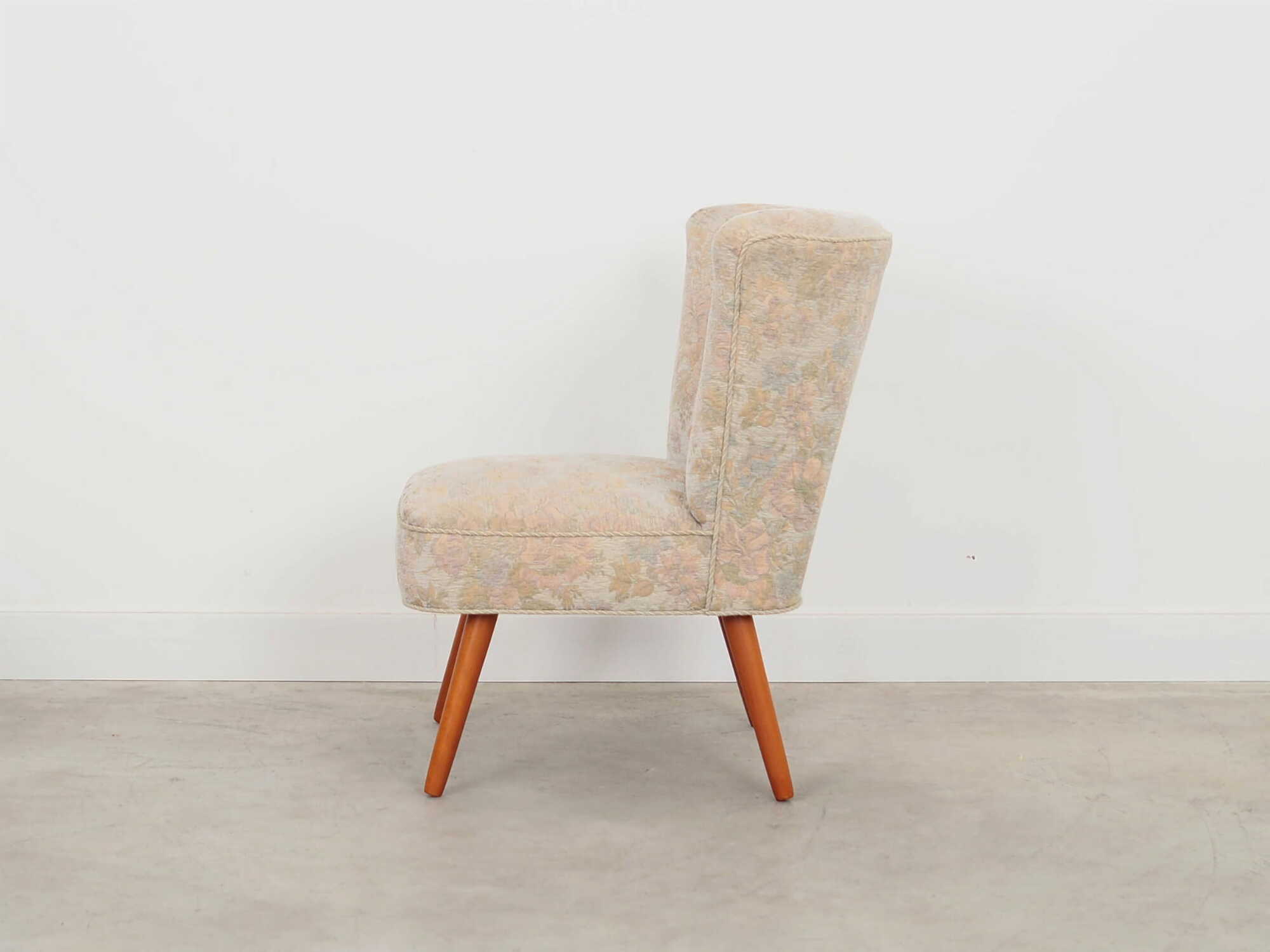 2x Vintage Armchairs Beech wood Textile Beige 1970s 9