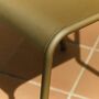 Tondra Stuhl Outdoor Metall Gold Gealtert 2