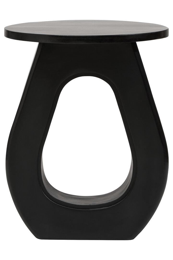 Walsa Black Finish Mango Holz Beistelltisch
 0