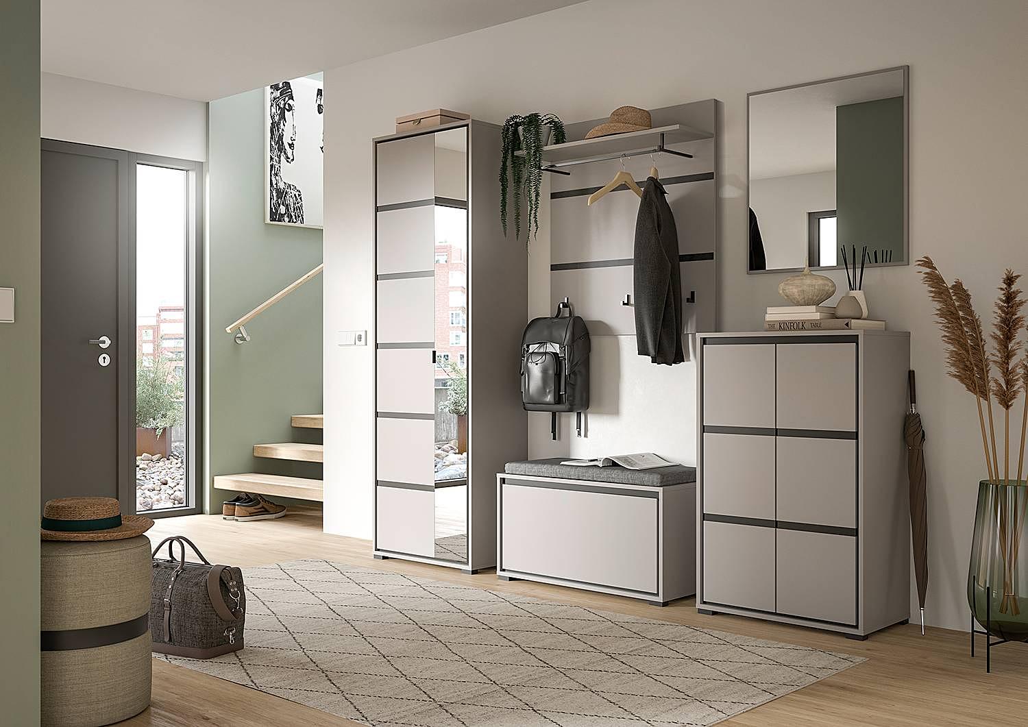 Seat cushion Campillo woven fabric grey 3