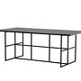 Leif Dining Table Black Smoked Glass 1