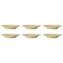 Soup Plate Pearl Set of 6 Ceramic Pistachio Green 0