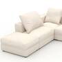 Flayr Ecksofa Webstoff Cremeweiß 1