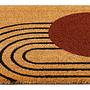 Coconut Geo Doormat Coconut Multicolored 4