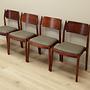 4x Chair-Set Wood Brown 1970s 6