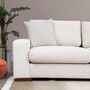 Sofa Récamiere Rechts Polyester Holz Weiß 2