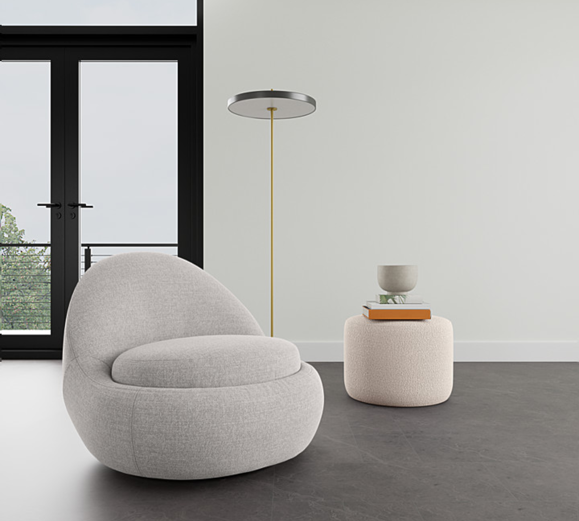 Babette Drehsessel Talent Cool Grey 0