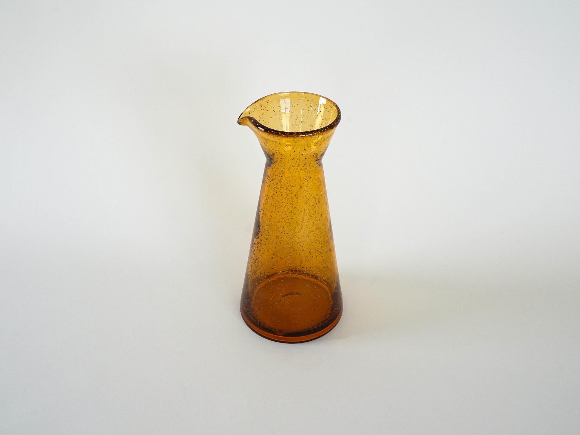 Glass carafe 1970s 3