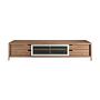 3044 Lowboard Holzfurnier Verchromter Stahl 5