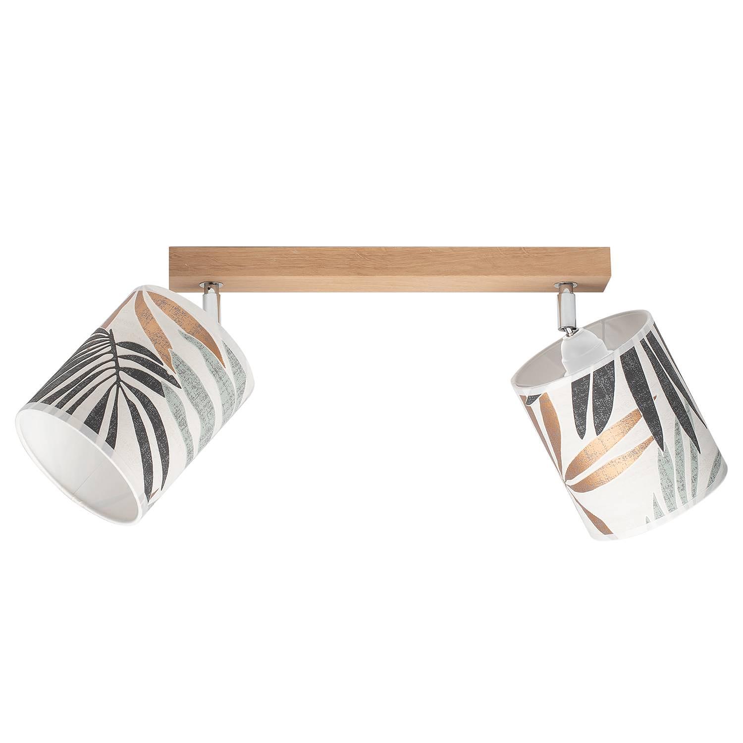 Sheet I Ceiling lamp Paper Oak 2-lamp 0