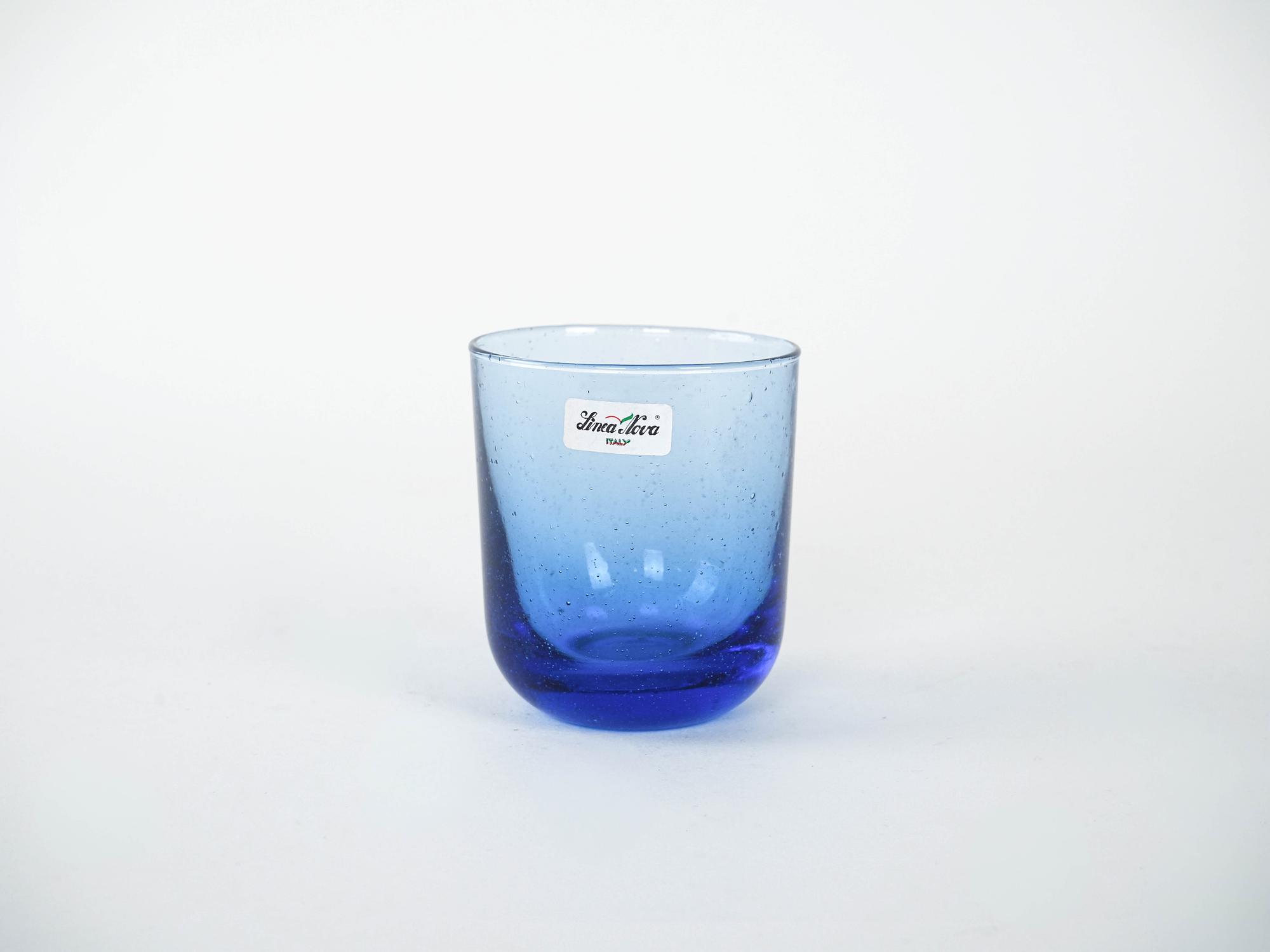 Gläser-Set Kobaltblau 1970er Jahre 4