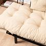 Nitta Schlafsofa 2-Sitzer Creme 5