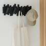 Clothes rail slats Plastic Black 0